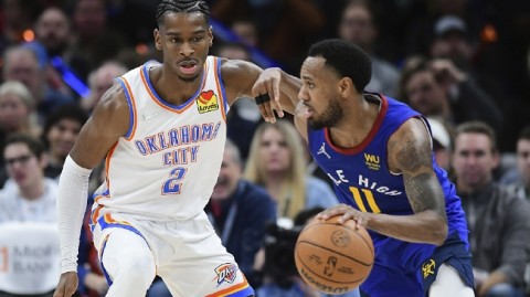 丹佛高原上演心跳时刻，雷霆绝杀掘金这剧本你敢信？切特九次大帽把约老师都盖懵了！