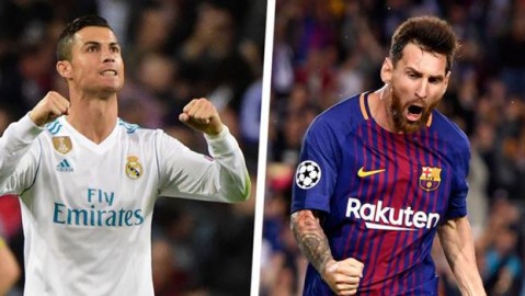 梅西踢观众引发伯纳乌嘘声！皇马2-1巴萨终结德比四连败